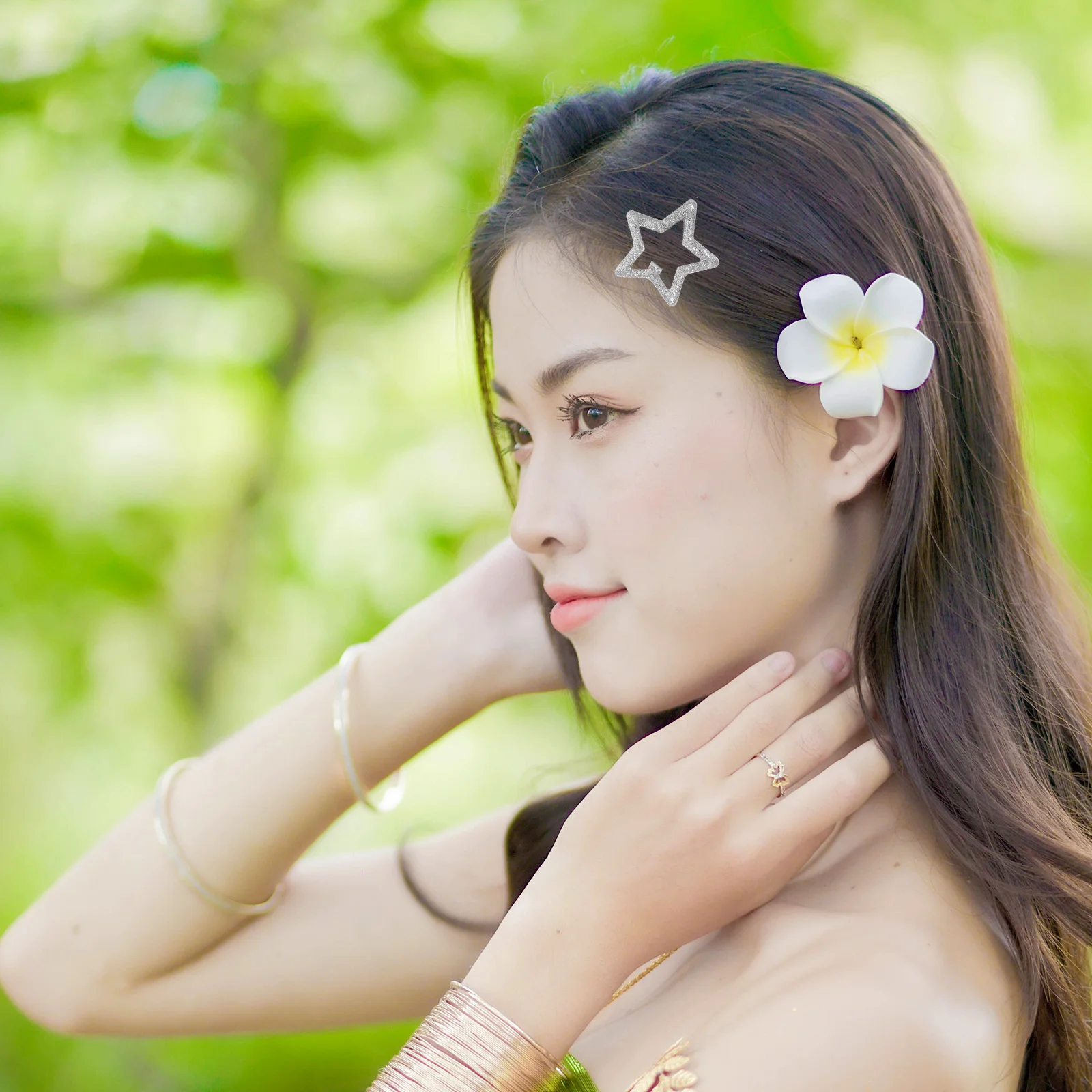 

20Pcs Star Hair Clips Exquisite Craftsmanship Accessories Metal Snap Hairpins For Girls Women