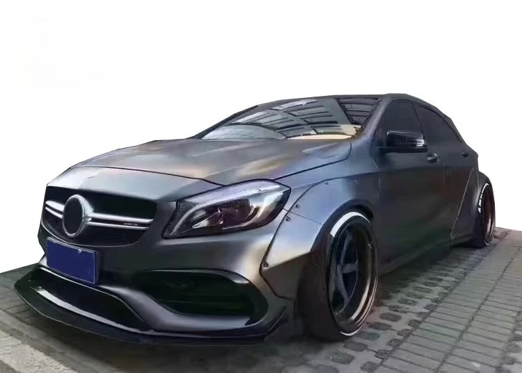 

For benz A45 Fender Flares Wide Body Kit lb Wheel Arches for A45