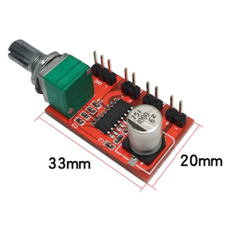 PAM8406 Digital Amplifier Board / Bone Conduction Speaker Amplifier Board Module / 2 * 5W Load 2 Euro