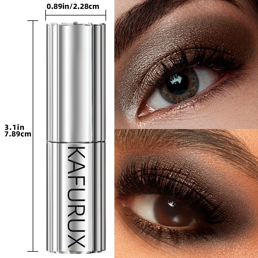 1pc 防水ブラウンアイシャドウスティック長期的な高着色シマーグリッターナチュラルアイシャドウペンシルクレヨンメイクアップギフト