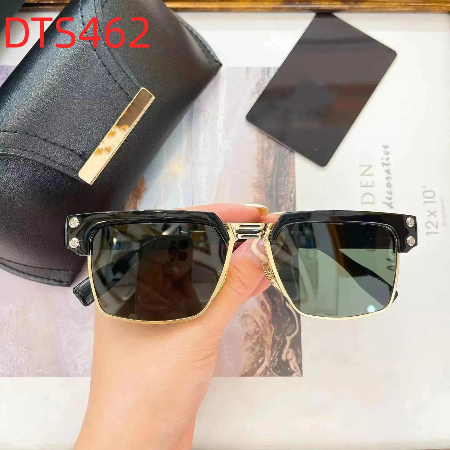 

Оригинальные заводские солнцезащитные очки для мужчин и женщин DIYTA DT DTS462 с фирменной коробкой для отдыха UV400, поляризационные темно-зеленые линзы высшего качества