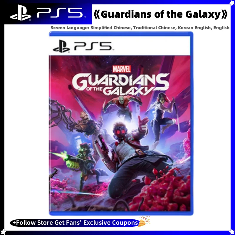 

Marvel's Guardians of the Galaxy Brand new Genuine Licensed New Game CD PS5 Playstation 5 Game Card Playstation 4 Games Ps4