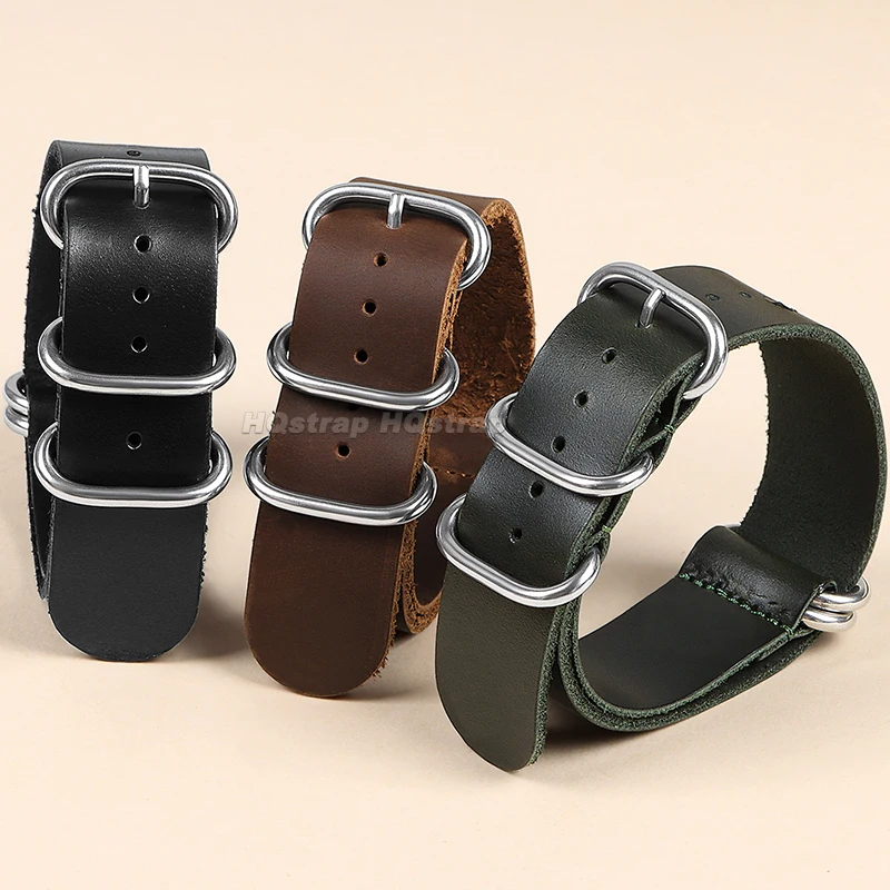 세이코 빈티지 소가죽 시계 밴드, 부드러운 가죽 스트랩, 오메가 팔찌 범용 교체 벨트, 18mm, 20mm, 22mm