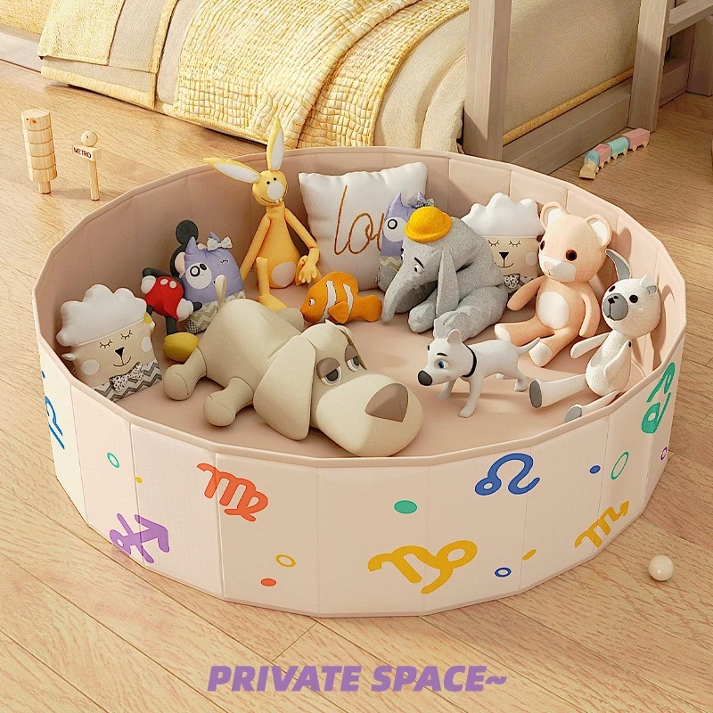

Portable Foldable Skin-friendly Baby Playpen Thicken Ball Pit Sand Box for Indoor Home Kids Play Space Saving Safety Baby Fence