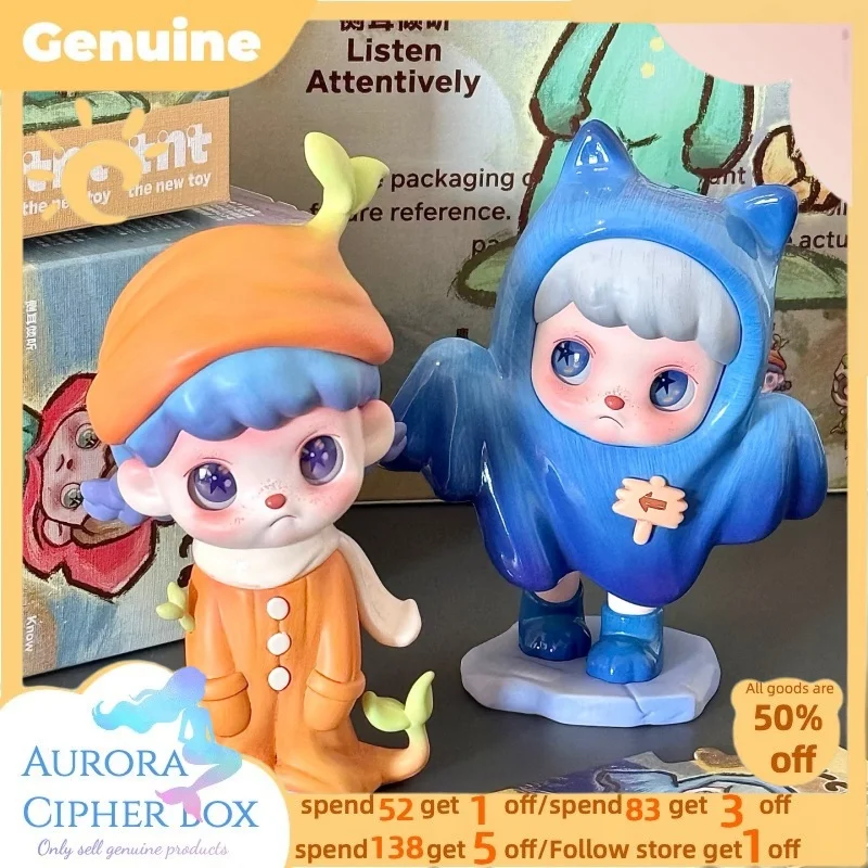 

Оригинальная фигурка Anmoo Listen Attentively Series, слепая коробка, модная забавная коллекция Kawaii, украшение для рабочего стола, детский подарок на день рождения