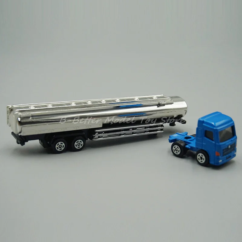 1:100 Diecast Metal Model Toy Tractor & Semi-Trailer Tanker Truck Children Gifts