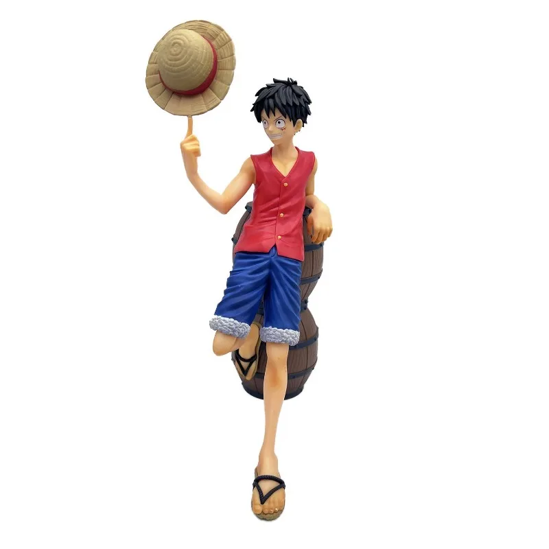 Ichiban Kuji One Piece A Reward Wine Barrel Luffy Decoration Model Bandai Japanese Comics Peripheral Ornaments Action Figures