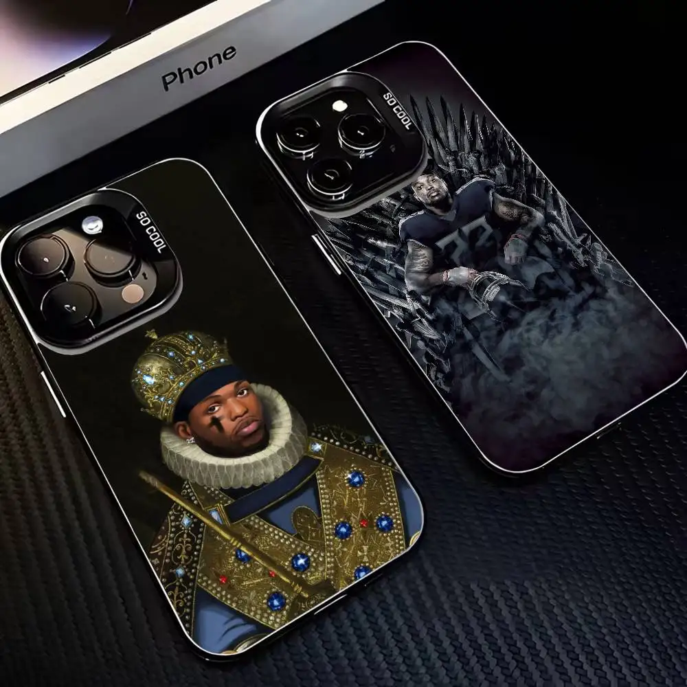 

Pro Football Derrick Henry Phone Case For iPhone 16,15,14,13,12,11,Mini,Pro,MAX Black Matte Shockproof Cover
