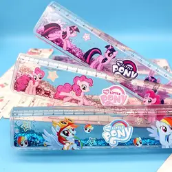 Hasbro My Little Pony Twilight Sparkle Pinkie Pie Cartoon Anime Movie Quicksand Ruler Creative Student Stress Reduction Ruler