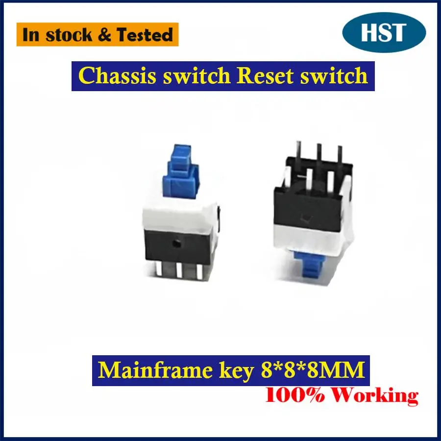 20PCS/LOT New Original Chassis Switch Reset Switch Mainframe key 8*8*8mm