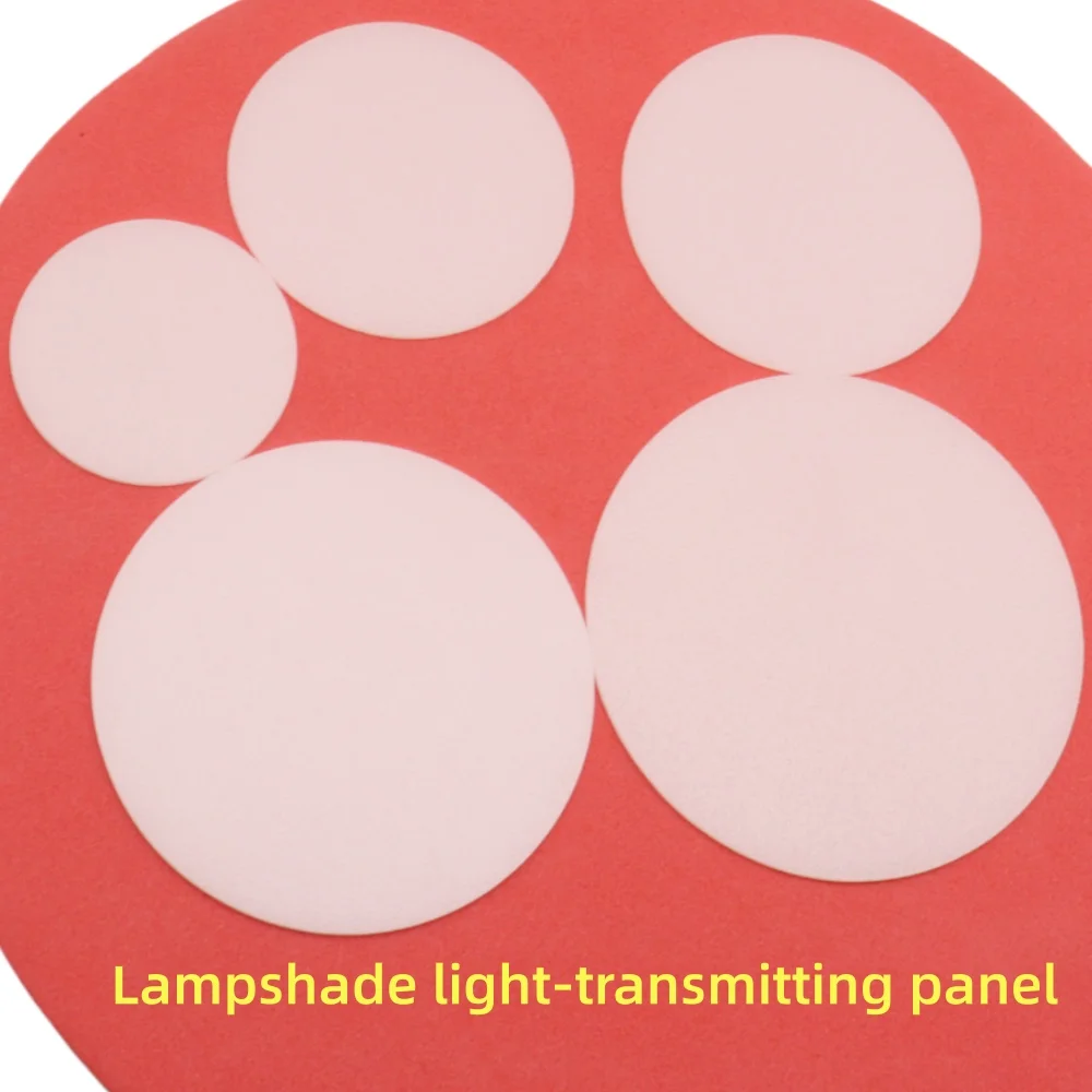 2PCS LED Diffuser Lens Milky White PC Lampshade Light Filter Cover 35-120mm Round LED Light Diffusing Panel