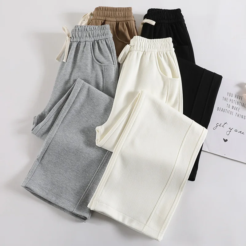 Soft Comfort Damen Hose mit weitem Bein neue lässige Sommer hose mit hoher Taille Hosen für Frauen Knöchel lange lange Hosen für Frauen