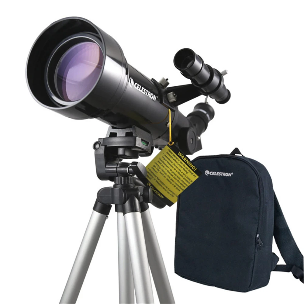Celestron 70 Portable Travel Scope 70400 Refractor Telescope with Fully Coated Glass Optics