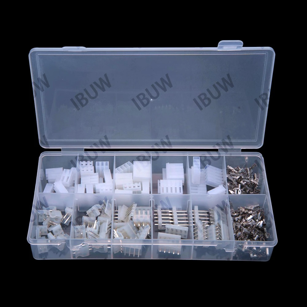 230PCS/Box CH3.96mm 2p3p4p5 pin 3.96mm pitch terminal kit housing pin socket JST connector 4p5p