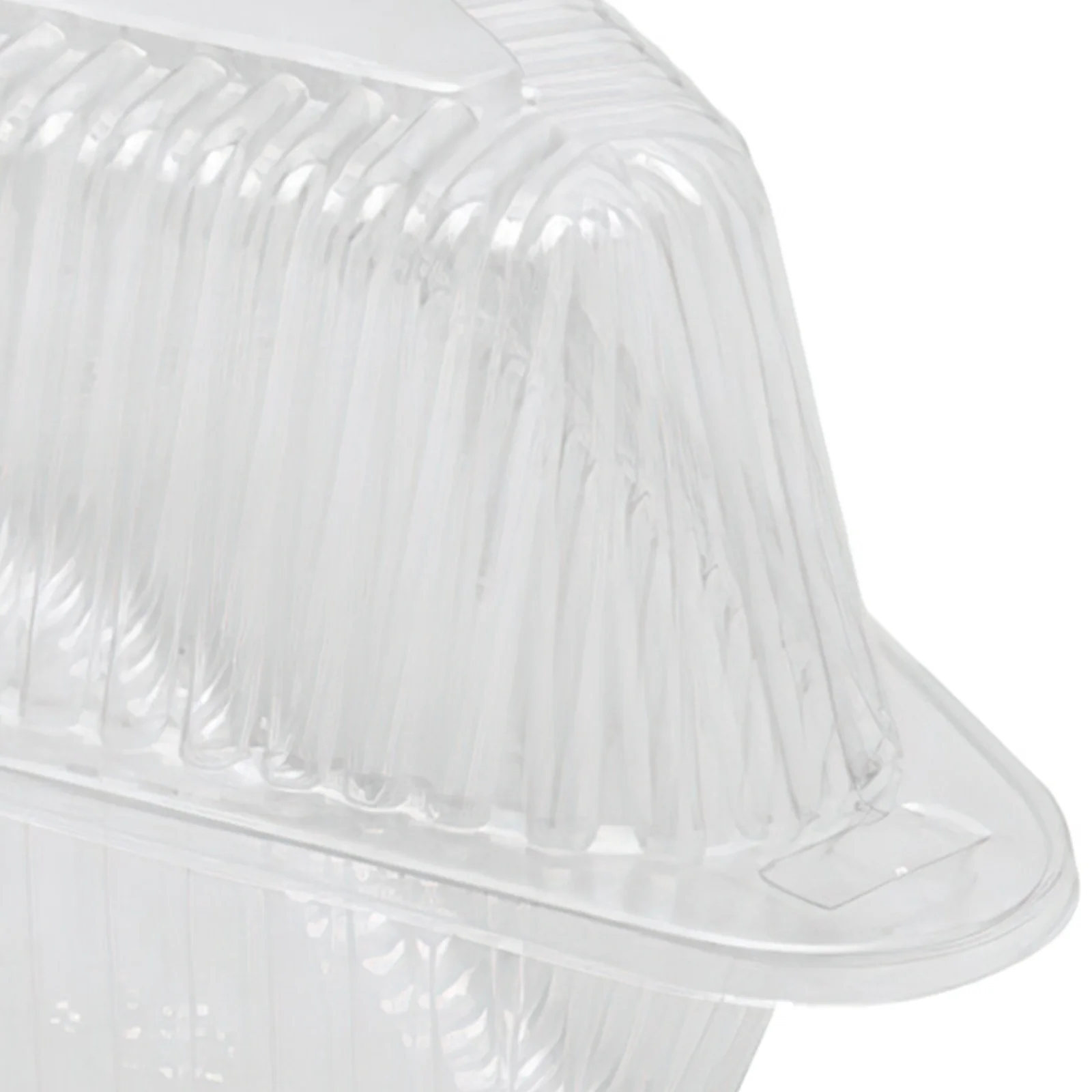 50Pcs Cake Carrier Clear Plastic Cheese Slice Container Stackable Leakproof Pie Storage Boxes Food Grade Holder