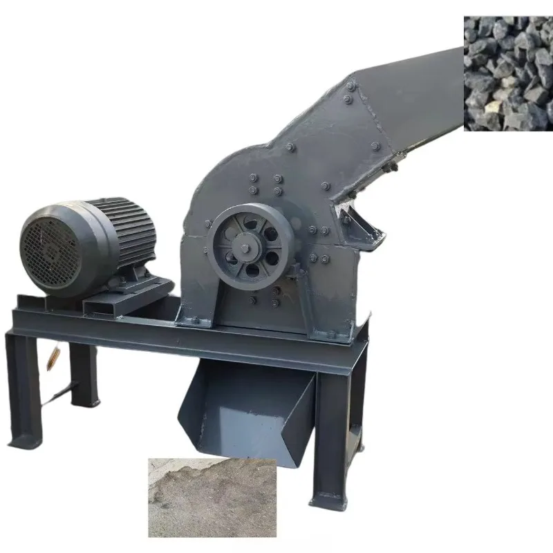 Small Diesel Mobile Hammer Crusher Industrial Concrete Rubble Stone Sand Making Machine Construction Waste Crushing Equipment view 4