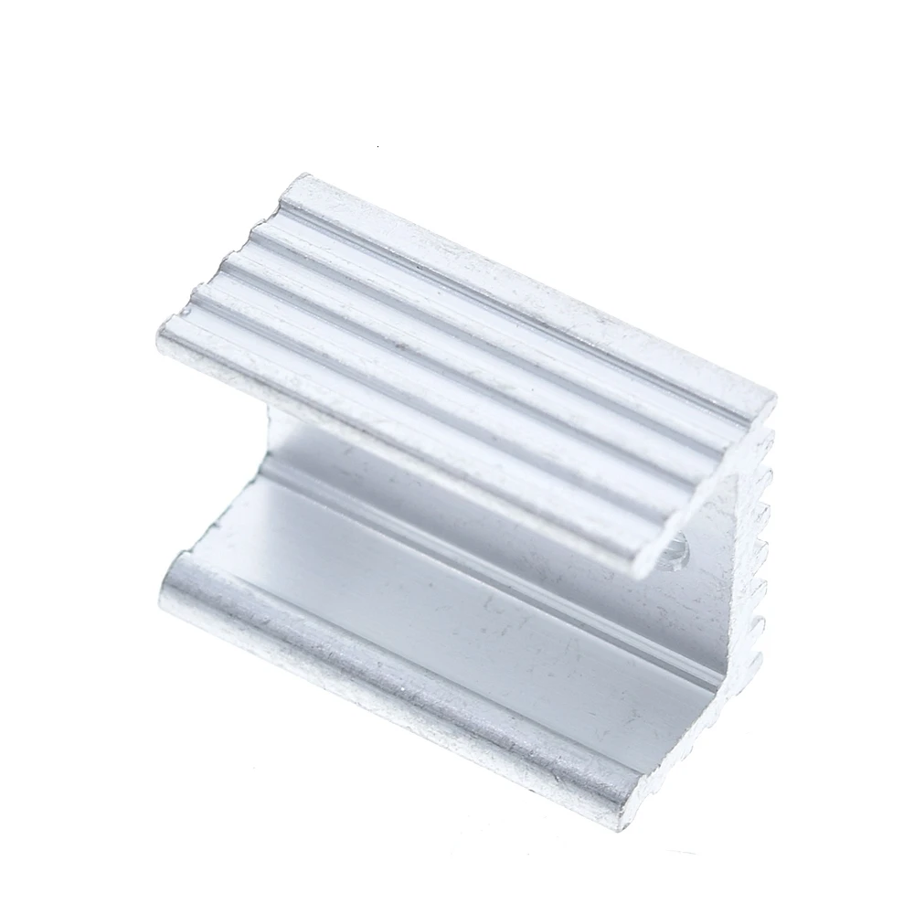 TZT 10pcs Aluminium TO-220 Heatsink TO 220 Heat Sink Transistor Radiator TO220 Cooler Cooling 20*15*10MM image 4