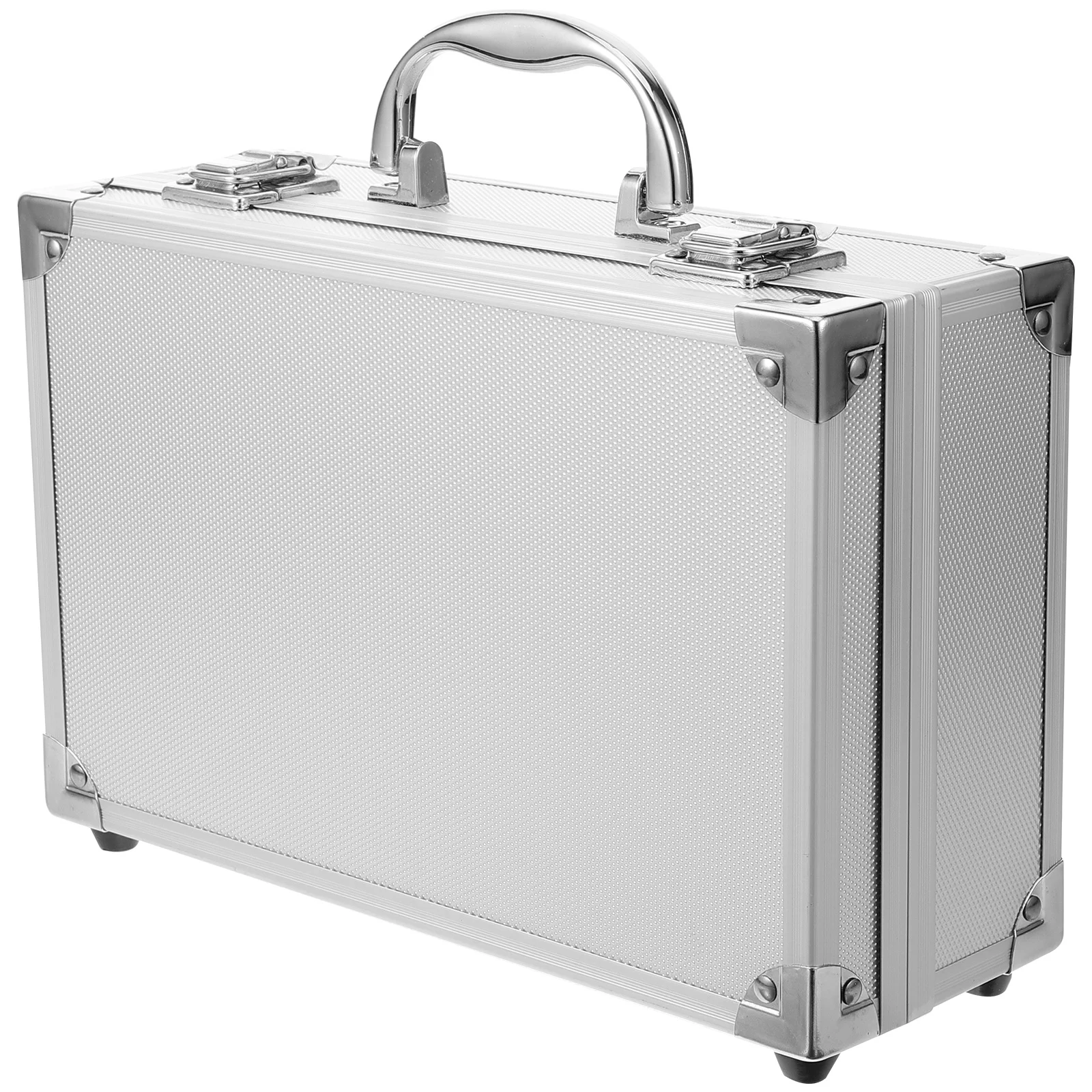 Heavy Toolbox Suitcases Storage Bins Aluminum Alloy Kits Mechanics Tools Organizer