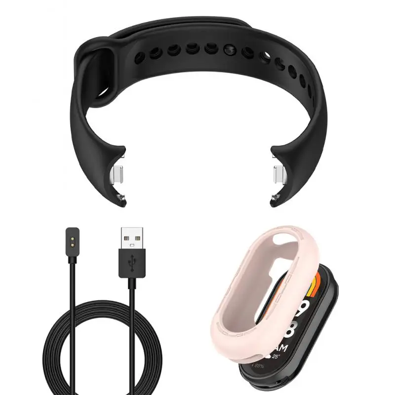 Easy To Install And Remove Gel Strap Provides A Secure Fit With Metal Plug Strip Enhance Your Mi Band 8 Silicone Case