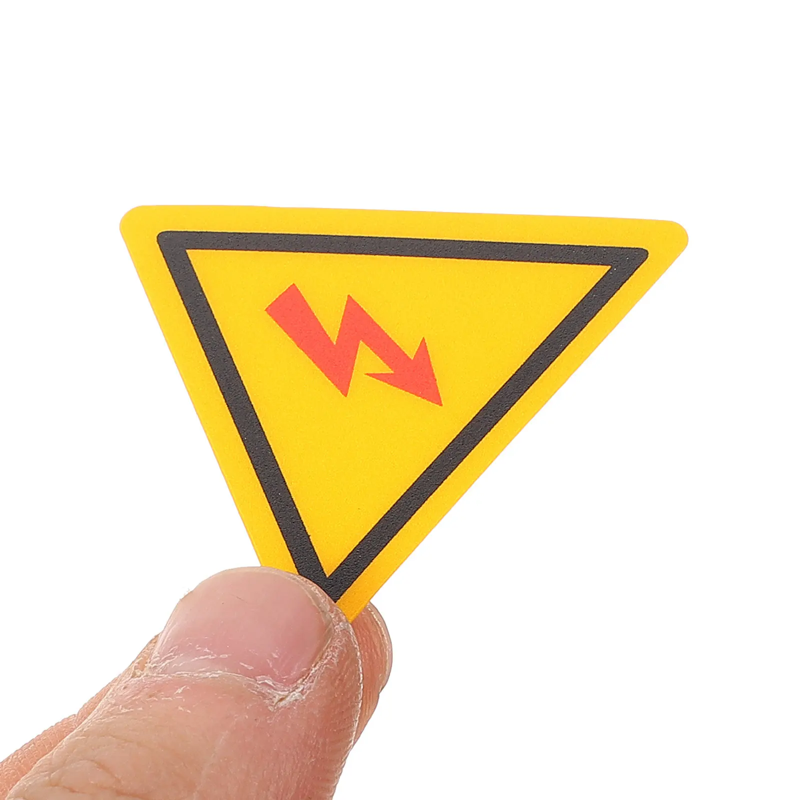 2-adesivos-de-aviso-de-alta-tensao-triangulares-resistentes-a-Oleo-para-paineis-eletricos-e-equipamentos-sinal-de-seguranca-e-cuidado-com-risco