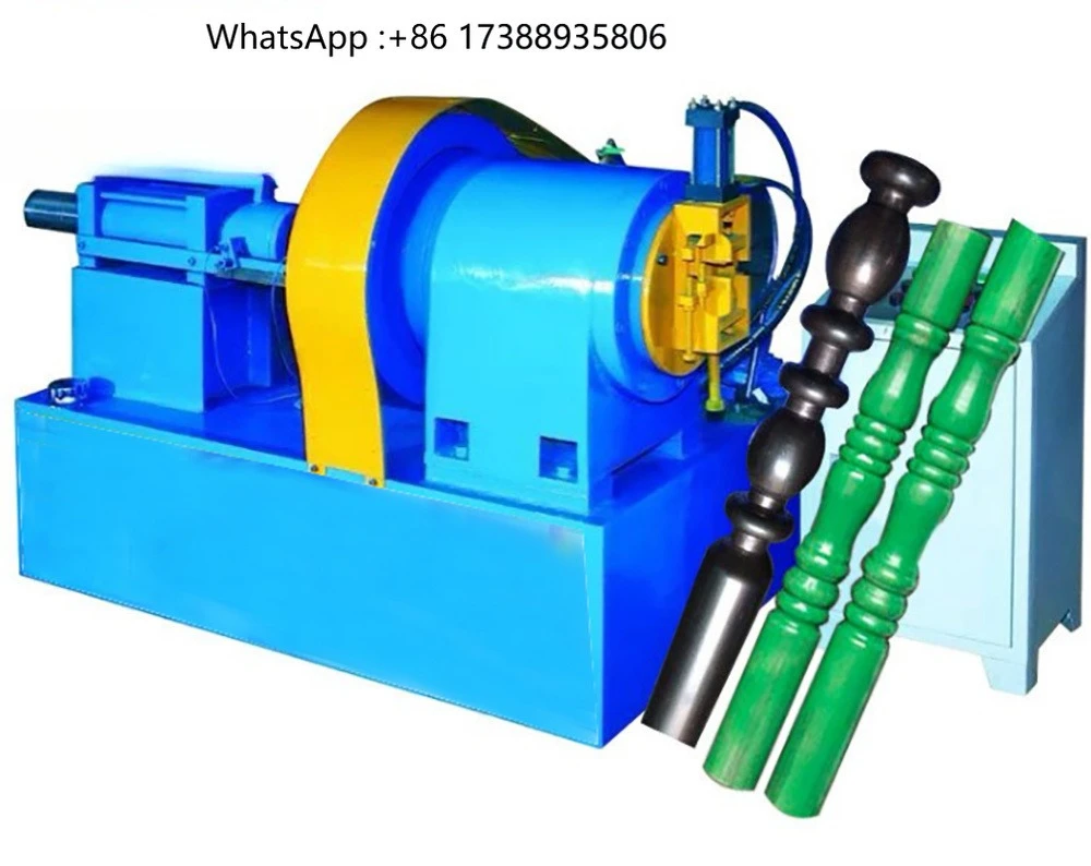Handrail Flower Pipes SS Round Tube Embossing Machine for Stainless Steel Line Pipe Embossing Machinery