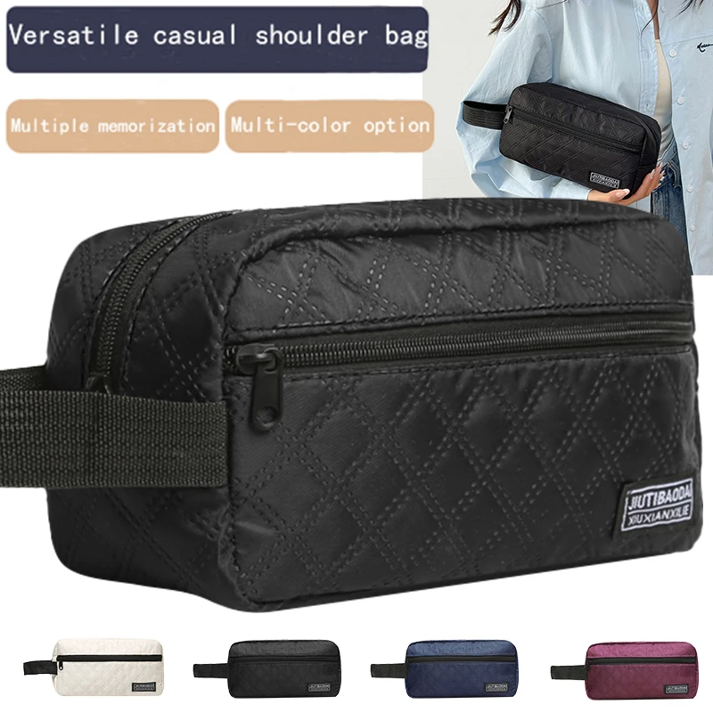 حقائب ذات طراز محايد مناسبة لرحلات العمل. مريحة لحمل وتتميز أكياس المكياج والبسيطة وأدوات الزينة.