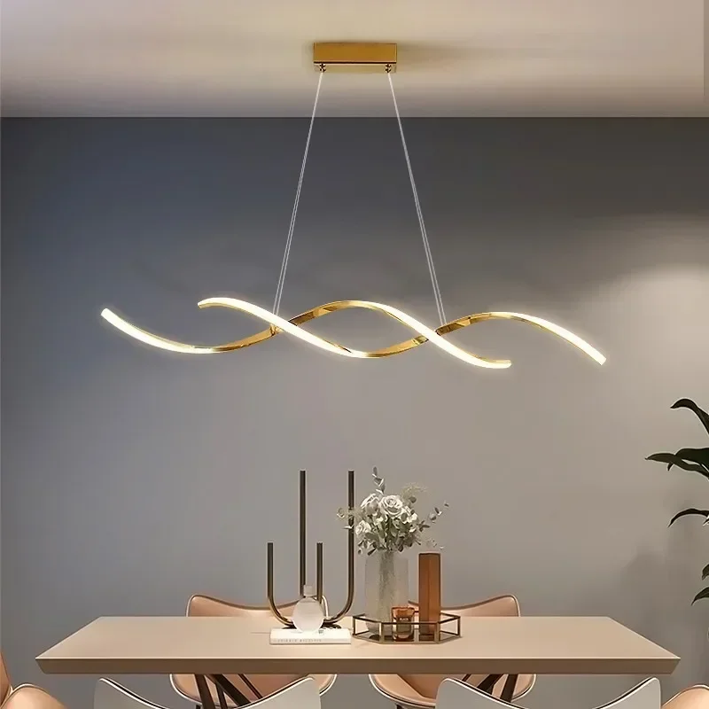 Plafonnier LED Suspendu au Design Moderne, Luminaire Décoratif d'Nik, Idéal pour un Salon, une Salle à Manger, un Hôtel, une Chambre à Coucher ou un Bar