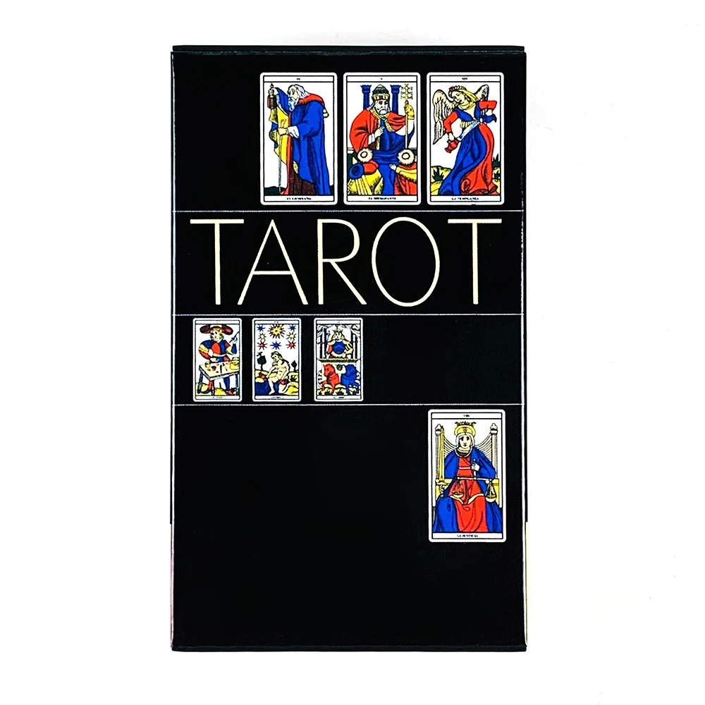 

New Tarot Cards Family Gathering Leisure Card Game Spanish Version Mysterious Divination Board Game,Halloween and Christmas Game