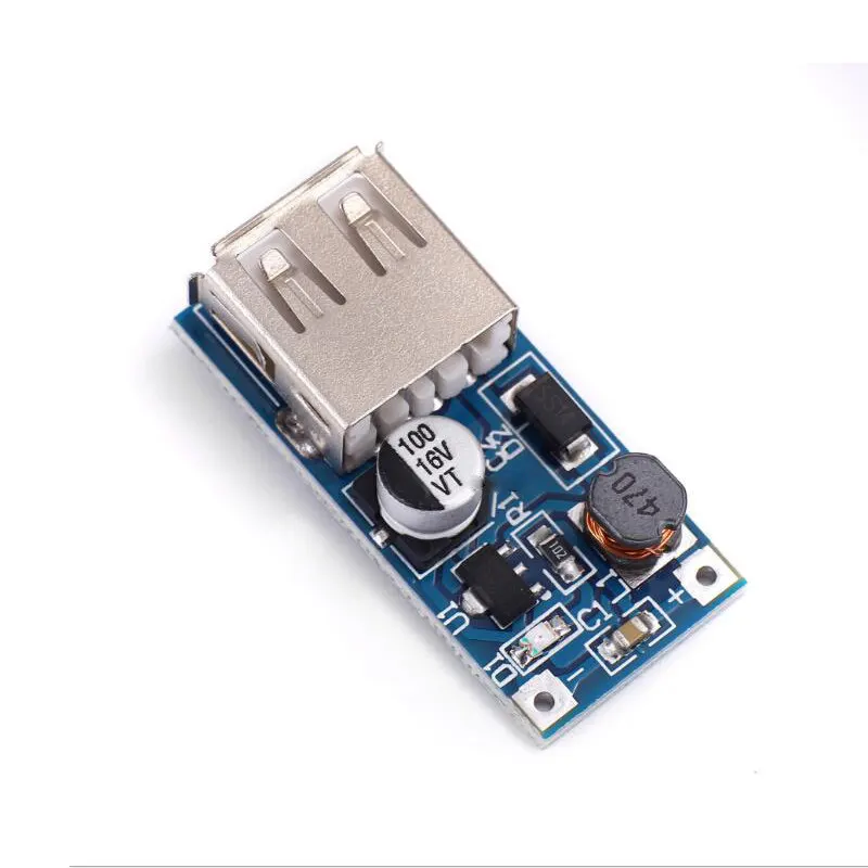 DC-DC Boost Module 0.9-5V to 5V USB Output for Mobile Phone Charging & Experiments, MOQ 10 Pcs
