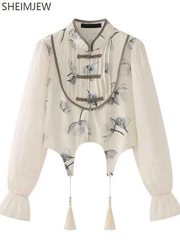 Chinese Style Horse Face Skirt Improved Design Hanfu New Style Role Play Chinese Long-sleeved Top With Suit Fashion Clothes Set