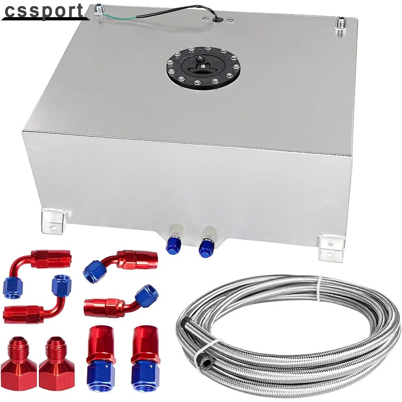 Serbatoio del gas da 80 litri con cella di carburante da 20 galloni con mittente di livello e kit linea carburante 6AN 12FT