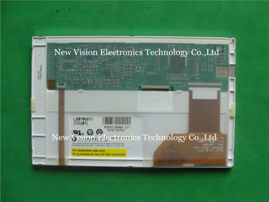 

LB070WV1(TD)(07) LB070WV1-TD07 Original 7 inch LCD Module for Industrial Equipment