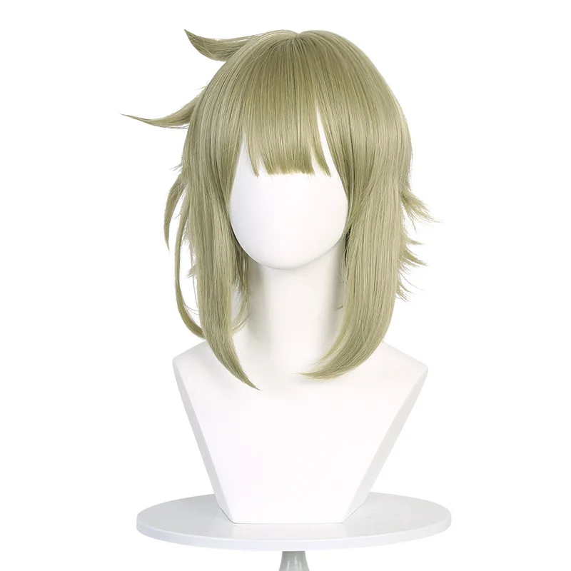 Peruca cosplay de bruxa de mercúrio Ilen Kales especialmente feita cor verde peruca cosplay de anime