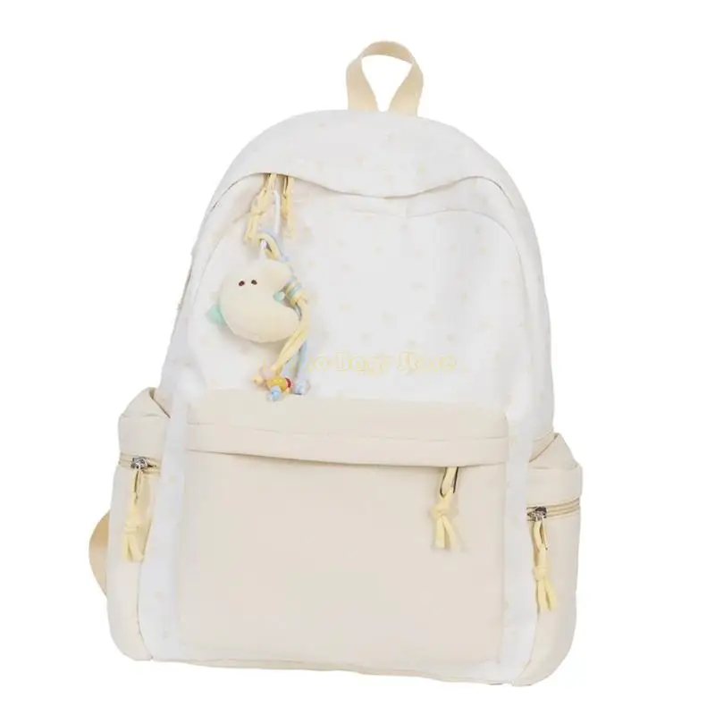 X90D Students School Backpack Star Print Backpack Travel Rucksack Large Capacity Daypacks Girls Travel Backpack