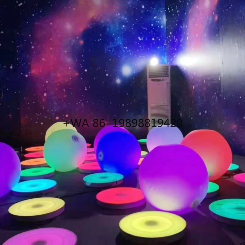 Customized Glowing LED Jump Grid Ultimate Interactive Experience Motion-activated Floor Play Grid