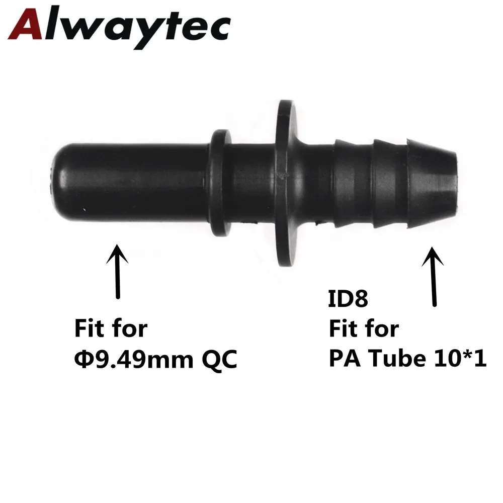 نظام توصيل الوقود لقطع غيار السيارات 9.49 مم محول أنابيب الوقود الذكور المناسب، موصل خرطوم أنبوب أنبوب الغاز #1