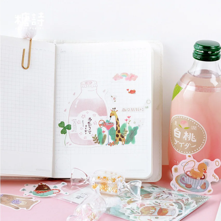 

40 шт./упак., летняя серия наклеек «Концерт», свежая летняя тема, наклейки для скрапбукинга, дневник, фотоальбом, креативные материалы для коллажа