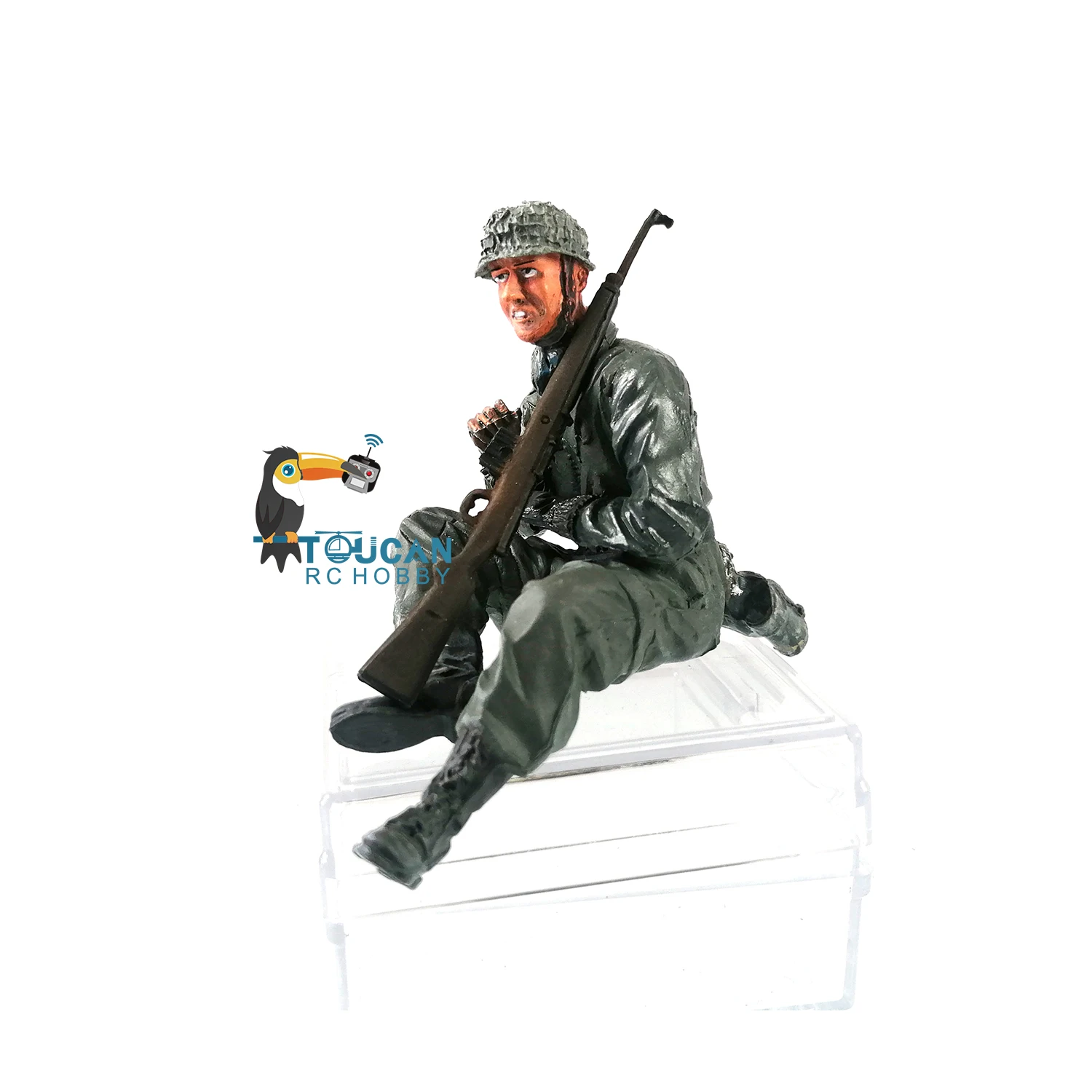 Heng Long 1/16 RC Hars Duitse Soldaat Model Decoratie Onderdelen voor 1/16 Afstandsbediening Tank Speelgoed TH20027