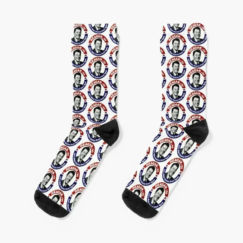 Reagan In `80 Socks FASHION funny gift custom Girl'S Socks Men's