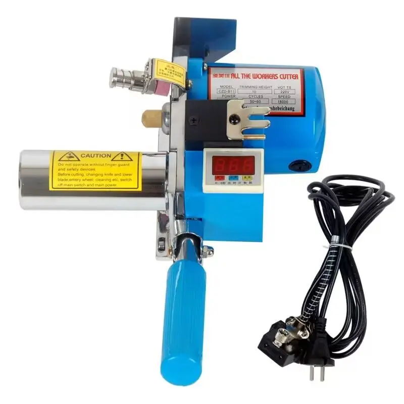 08170 Exclusive price LCD Counting Cloth Cutting Machine Electric Scissors Table Fabric Cloth End Cutter Tracker R