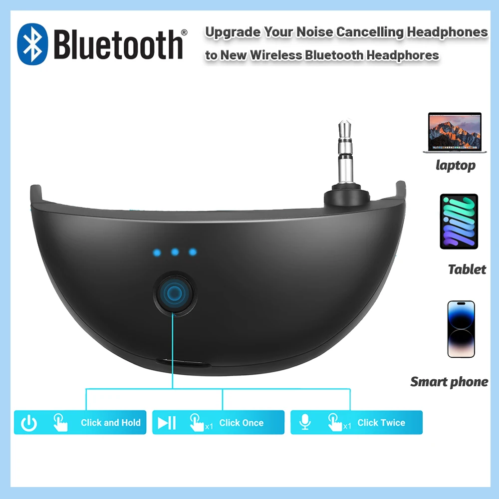 W Bluetooth Adapter Design series Shooting Earmuffs Convert Wire Headphone to Wireless One for Hunting