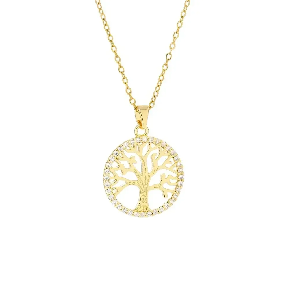 

Новейшее женское колье из титановой стали Zircon Life Tree с микронабором 2025 года — уникальное, модное и универсальное.