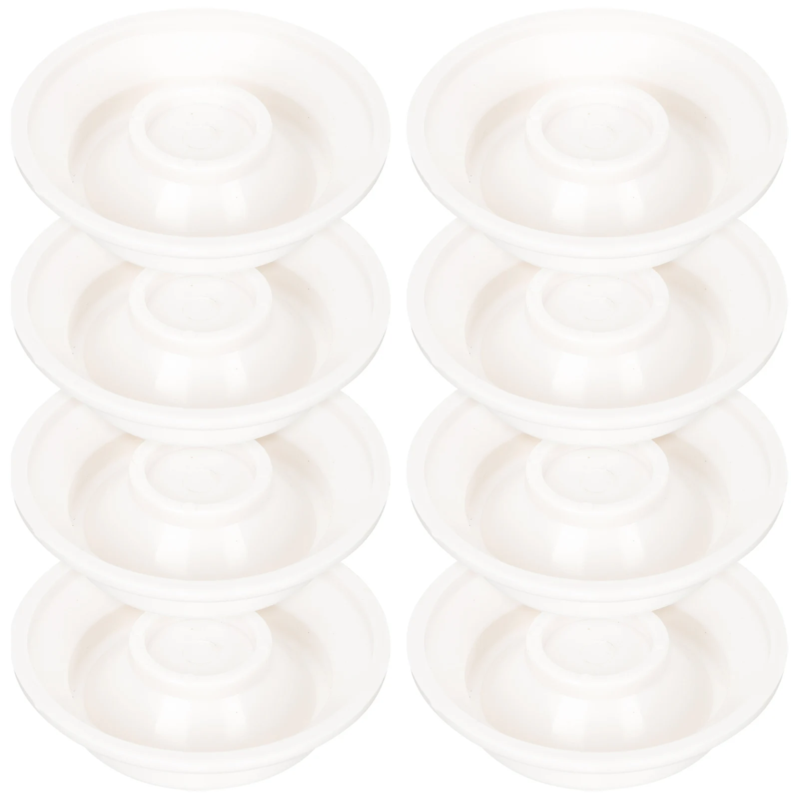 

8 Pcs White Transparent Piano Foot Pads Durable Safe Anti Slide Shock Proof Easy Use Long Service Practical Cushioning Non Slip
