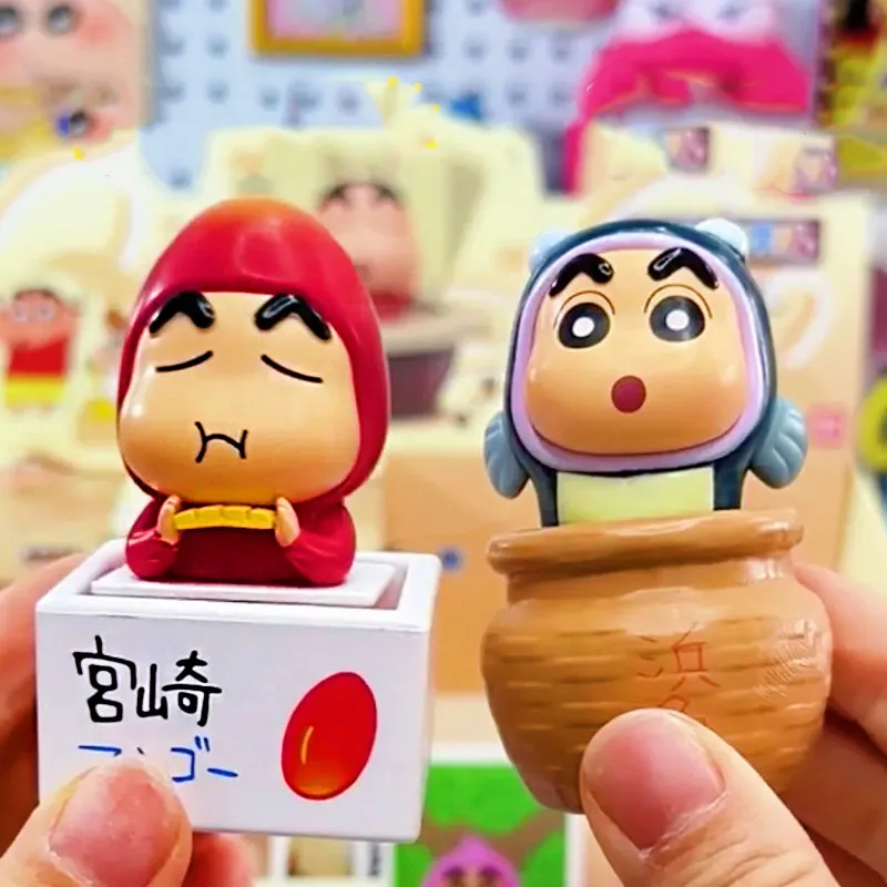 

CrayonShinse Cos Tofu Soup Mango Various Styles Action Figures Nohara Shiro Model Toy Mini Blind Box Tabletop Ornament