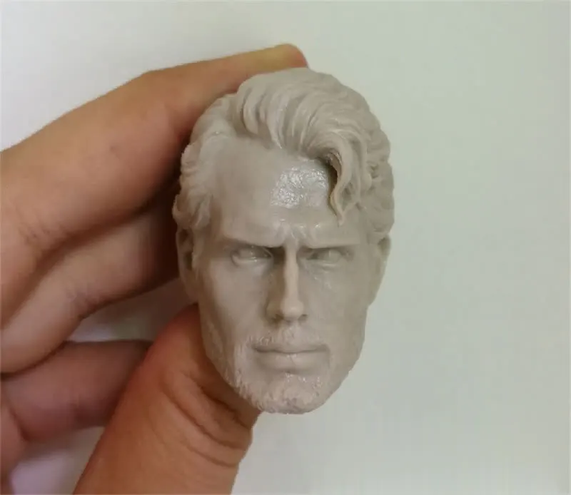 1/6 Scale Henry Cavill Head Sculpt Model For 12 inch Action Figure Dolls Unpainted Head Sculpt No.048