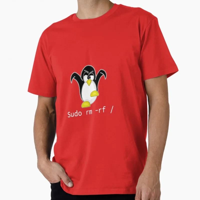 توكس لينكس البطريق مضحك هدية تي شيرت لمهندس البرمجيات الجرافيك الملابس المطور الفكاهة كبيرة الحجم بلايز S-6XL 100% القطن المحملة #4