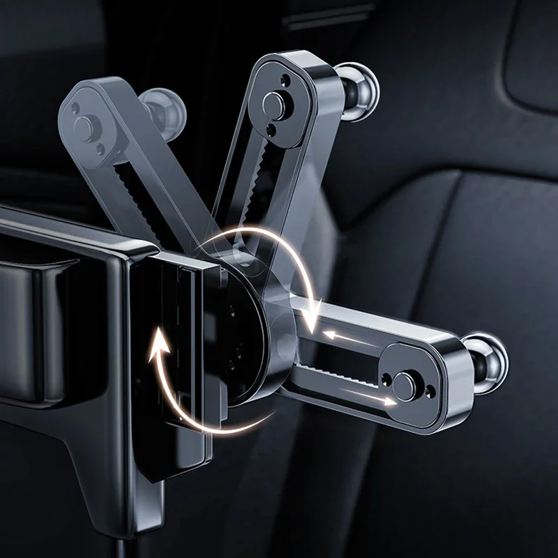 حامل هاتف السيارة حامل ملحق 360 °   قضيب تمديد دعامة داخلية قابلة للتعديل لشاشة عرض السيارة بحامل كروي 17 مم