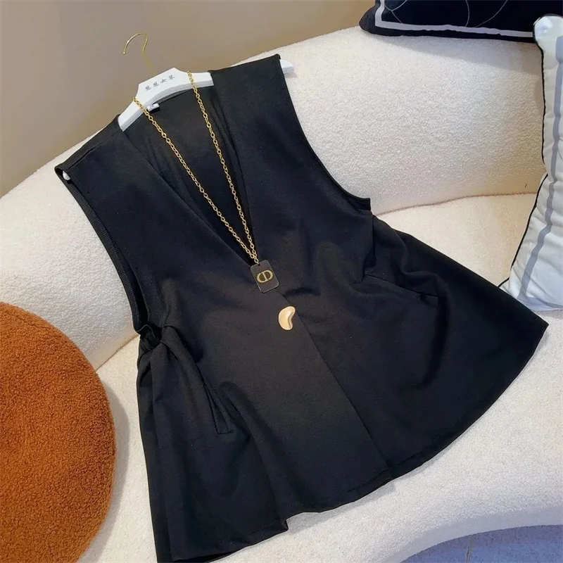 Vest Dames Effen Middelbare leeftijd Gesplitst Standaard Geen Tatting Vesten 2025 Speciale toonbank