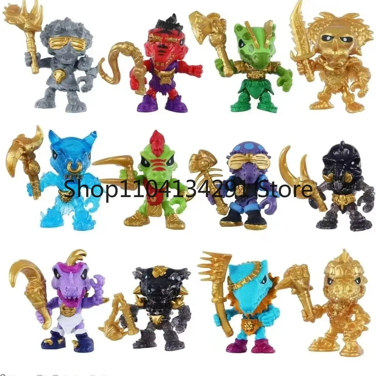 ของเล่นโมเดลฟิกเกอร์ไดโนเสาร์สัตว์ประหลาดของแฟรงเกนสไตน์ กล่องสุ่มเซอร์ไพรส์ขุดค้น รุ่น Original Treasure X Treasure Vampire