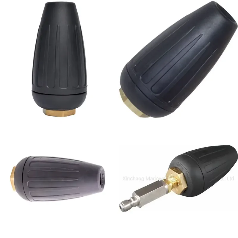 

TECOMEC High Pressure 400bar/5800PSI Turbo Nozzle Plastic Rotating Feature for Efficient Washer Cleaning Equipment Parts